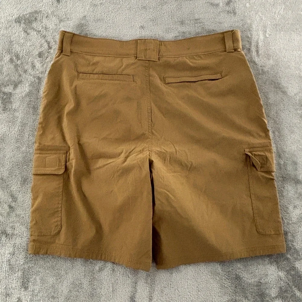Orvis Tech‎ Cargo Shorts Mens 38 Brown Stretch Comfort Pockets 9.75